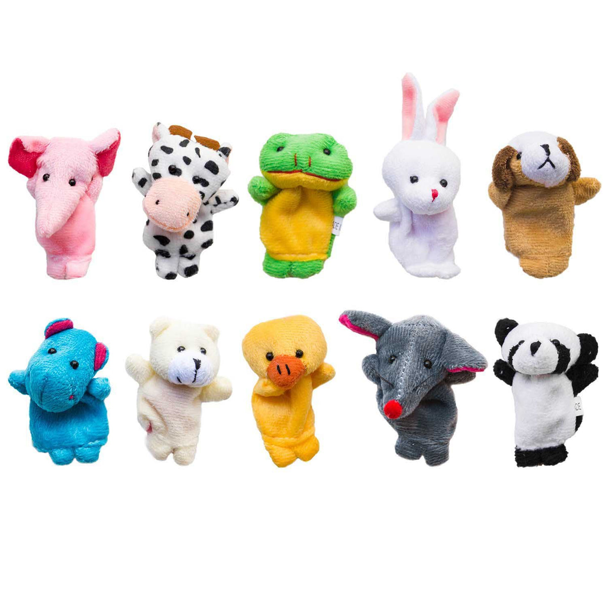 Animal top finger puppets