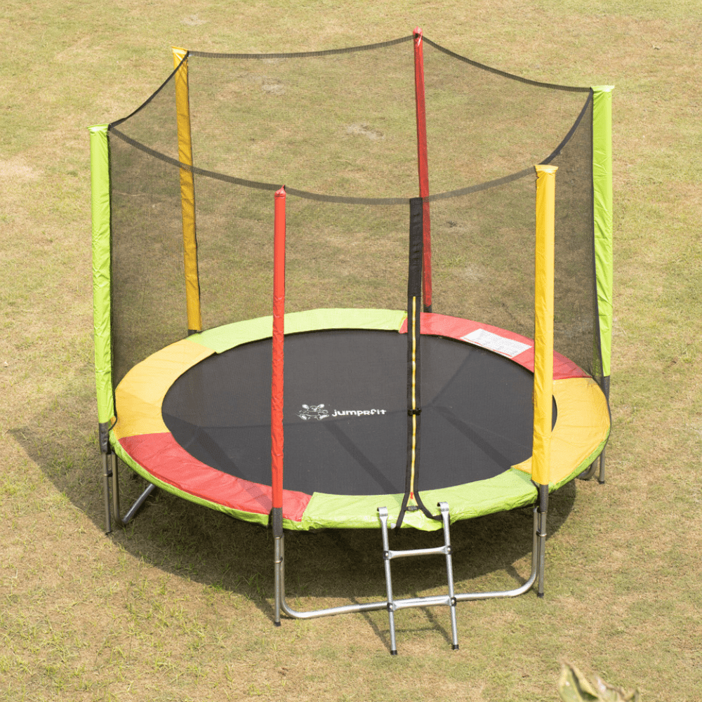 10ft. Trampolines with safety enclosure| Jumping Jhula - KinderArt Impex